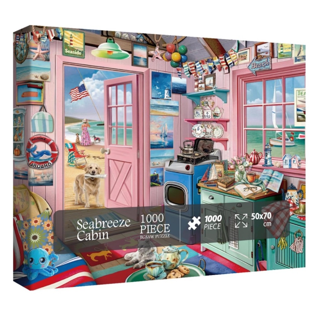 Beach Summer House 1000 Piece Jigsaw Puzzle